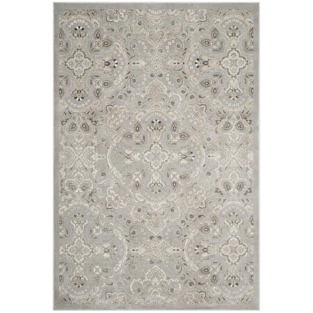 Safavieh Persian Garden Small Rectangle Area Rug, Silver and Beige - 4 x 5 ft. - 7 in. PEG614Q-4